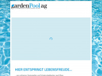 gardenpool.ch Webseite Vorschau