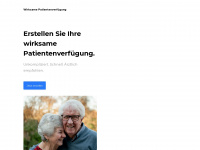 wirksame-patientenverfuegung.de Webseite Vorschau