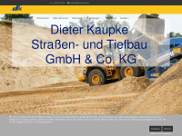strassen-tiefbau-kaupke.de Webseite Vorschau