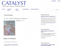 catalystjournal.org Webseite Vorschau