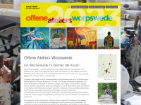 offene-ateliers-worpswede.de Webseite Vorschau