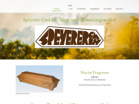 speyerer-bestattungsartikel.de Webseite Vorschau
