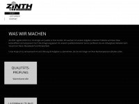 zinth-logistik.de Webseite Vorschau