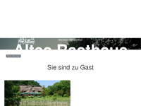 altes-rasthaus.de Webseite Vorschau
