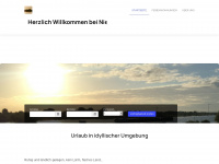 niederrhein-ferien.de Webseite Vorschau