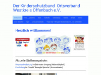 kinderschutzbund-wko.de Webseite Vorschau