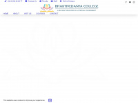 bhaktivedantacollege.com Webseite Vorschau