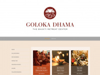 goloka-dhama.de Webseite Vorschau