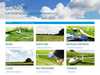 modellflug-condor.de Webseite Vorschau