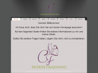 cf-horsetraining.de Webseite Vorschau