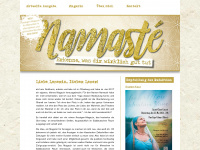 namaste-magazin.de Webseite Vorschau