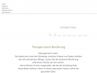 massage-rzen.at Webseite Vorschau