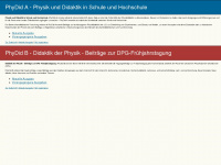 phydid.de Webseite Vorschau