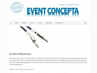 eventconcepta.de Webseite Vorschau