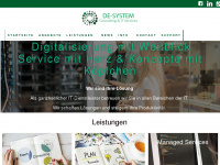 de-system.de Webseite Vorschau