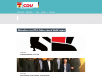 cdu-wettringen.com Webseite Vorschau