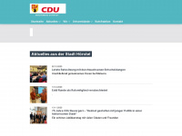 cdu-stadt-hoerstel.de Webseite Vorschau