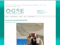 oegse.at Webseite Vorschau