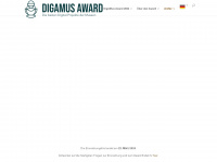digamus-award.de Webseite Vorschau