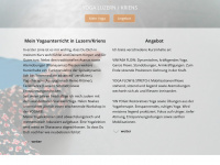 yogarei.ch Webseite Vorschau