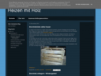 holzheizung.blogspot.com Webseite Vorschau