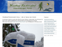 waldbad-rückersdorf.de Webseite Vorschau
