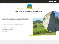 burgruine-straufhain.de Webseite Vorschau
