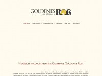 goldenes-ross-diebach.de Webseite Vorschau