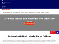 schlüsseldienst-zurich.ch Webseite Vorschau