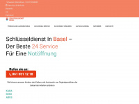 schlüsseldienstbasel.ch Webseite Vorschau
