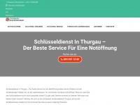 schlüsseldienstthurgau.ch Webseite Vorschau