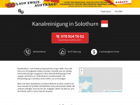 kanalreinigunginsolothurn.ch Webseite Vorschau