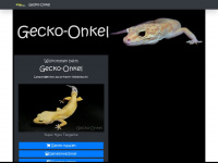 gecko-onkel.de Webseite Vorschau