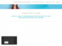 huber-health-care.com Webseite Vorschau