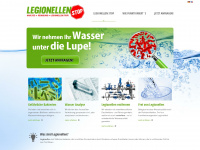 legionellen-stop.at Webseite Vorschau