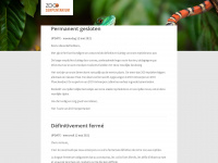 zooserpentarium.be Webseite Vorschau