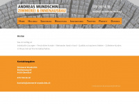 zimmerei-mundschin.ch Webseite Vorschau