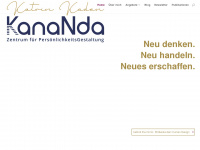 kananda.ch Webseite Vorschau