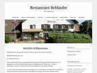 reblaube-lampenberg.ch Webseite Vorschau