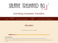 salathe-treuhand.com Webseite Vorschau