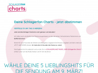 schlagerfancharts.de Webseite Vorschau