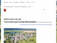 nationalparkgemeinde-wirschweiler.de Webseite Vorschau