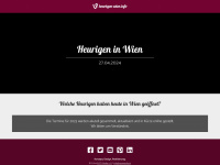 heurigen-wien.info Webseite Vorschau