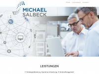 michael-salbeck.de Webseite Vorschau