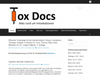 toxdocs.de Webseite Vorschau