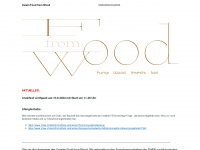 foodfromwood.ch Webseite Vorschau