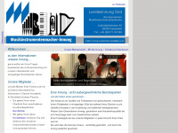 musikinstrumentenbau-innung.de Webseite Vorschau