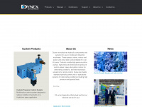 dynexhydraulics.com Webseite Vorschau