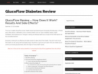 gluco-flow-diabetes.com Webseite Vorschau