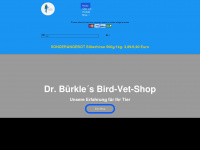 dr-buerkles-bird-vet-shop.de Webseite Vorschau